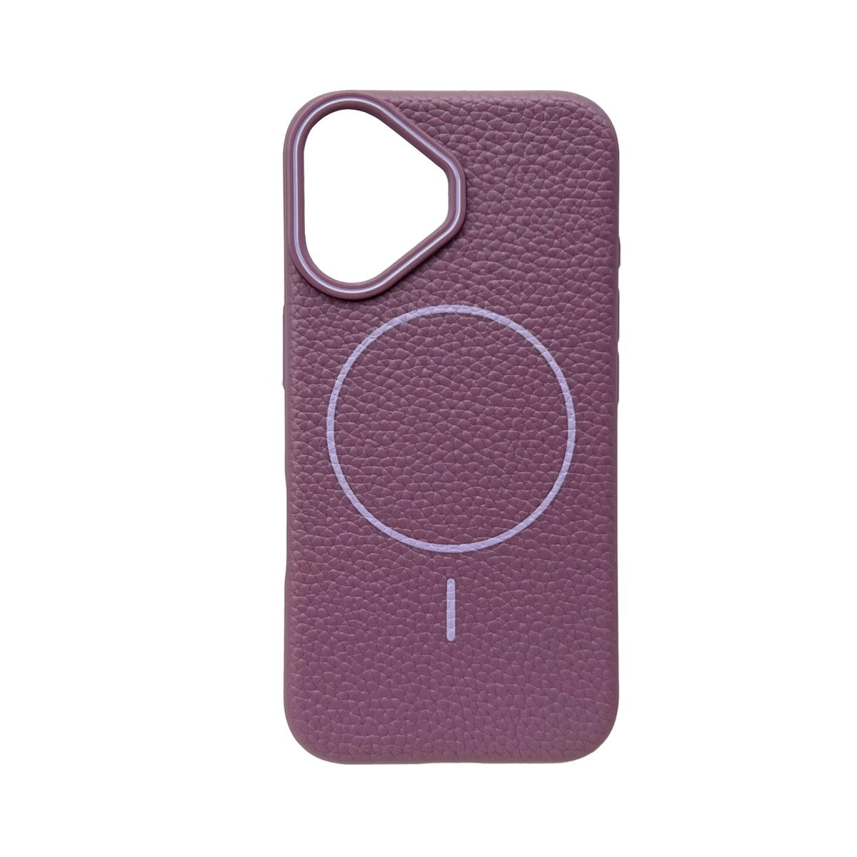 iPhone 16 MagSafe Leather Texture Case – Bordeaux