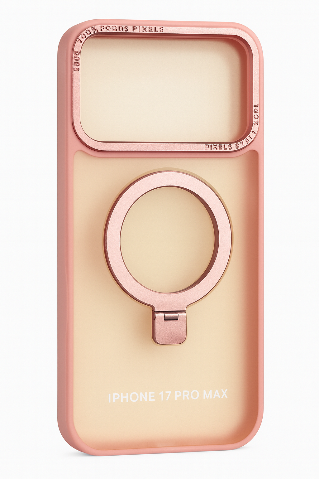 iPhone 17 Pro Max -MagSafe Case met Kickstand –  LICHT ROZE