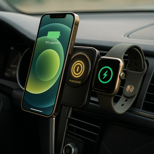 Magsafe wireless charging autohouder 2in1