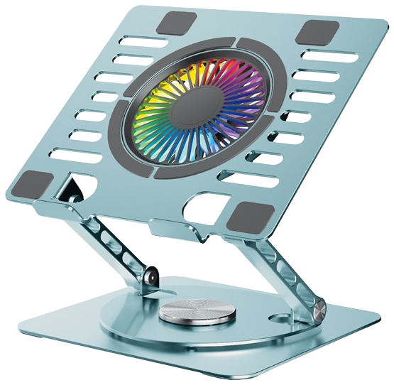 MS AeroLift Pro – Adjustable Laptop Stand with RGB Cooling Fan