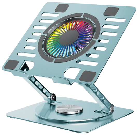 MS AeroLift Pro – Verstelbare Laptopstandaard met RGB Koelventilator