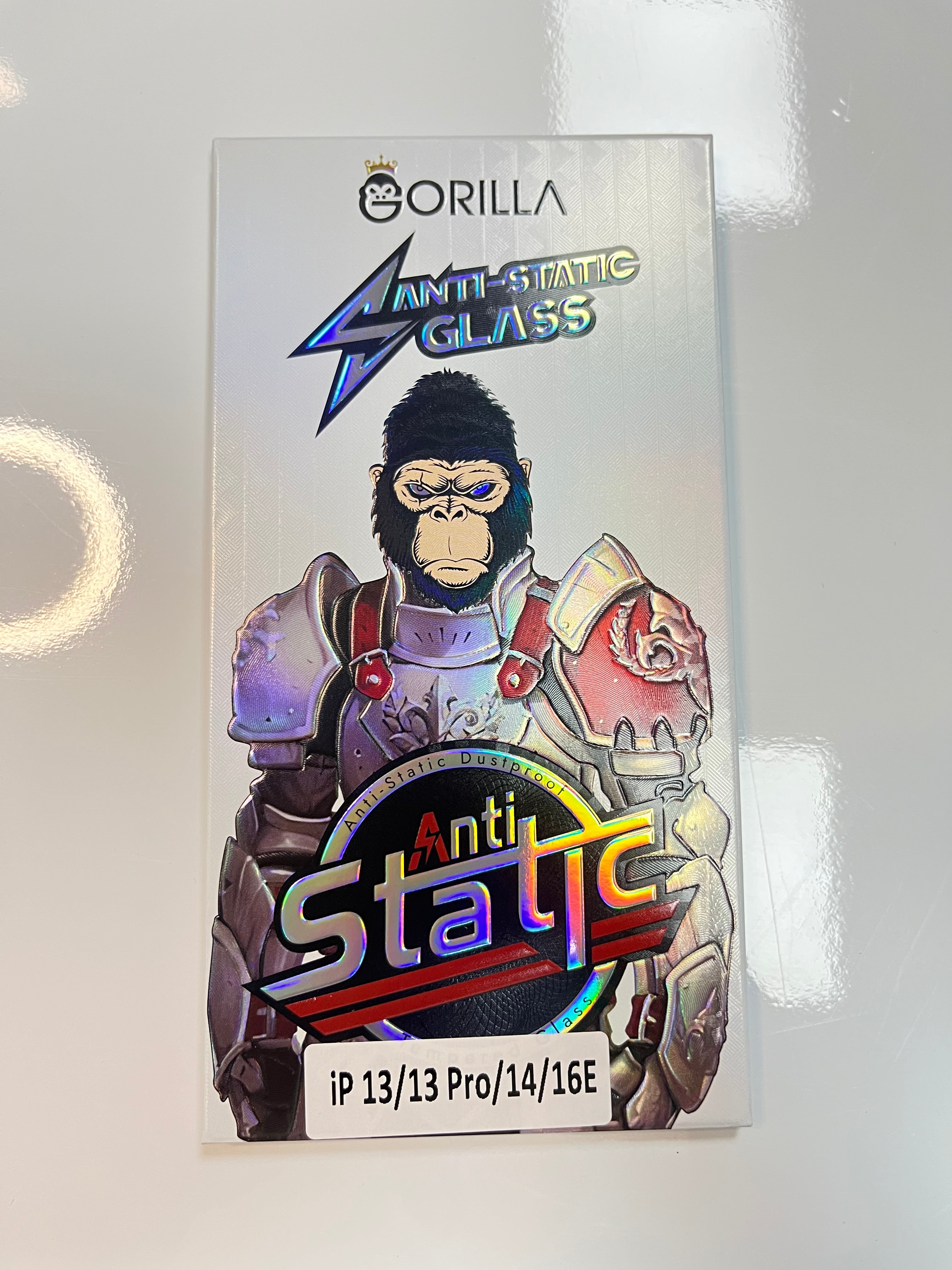 iPh 13/13pro/14/16e Premium Gorilla Anti-Static Screen Protector