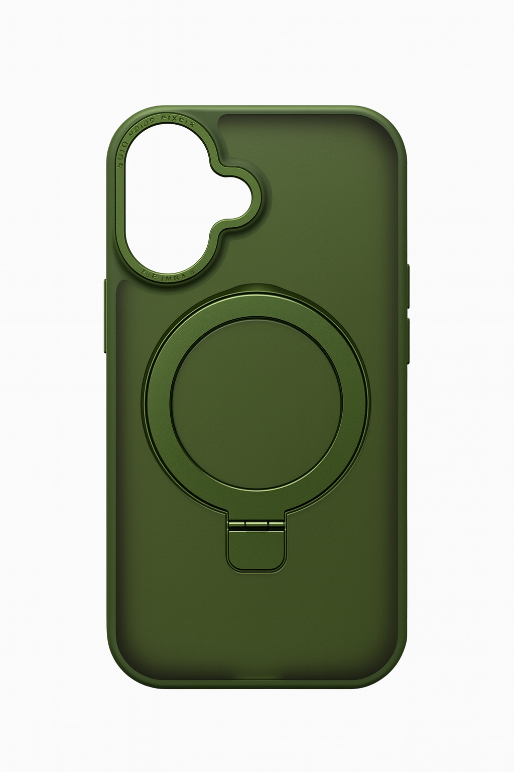 iPhone 17 -MagSafe Case met Kickstand – OLIJF GROEN