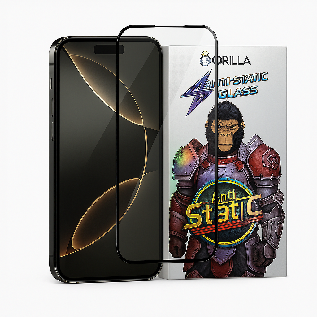 iPhone 16 pro Premium Gorilla Anti-Static Screen Protector