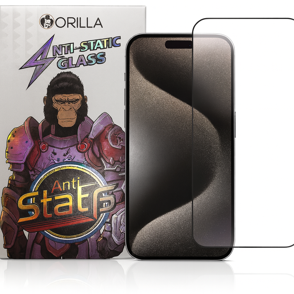 iPhone 15 pro max Premium Gorilla Anti-Static Screen Protector