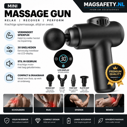 Mini Massage Gun – Draadloos