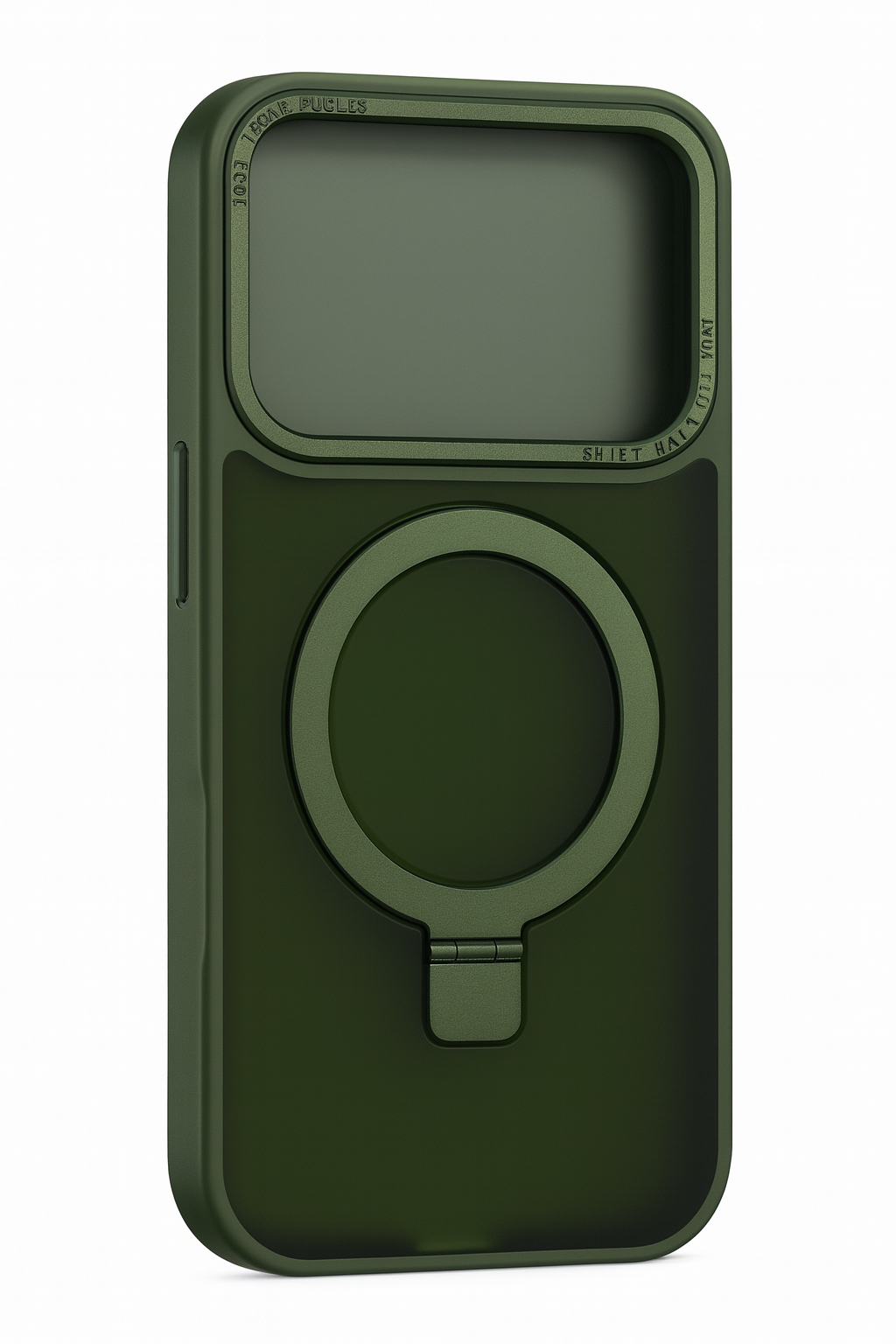 iPhone 17 Pro -MagSafe Case met Kickstand – OLIJF GROEN