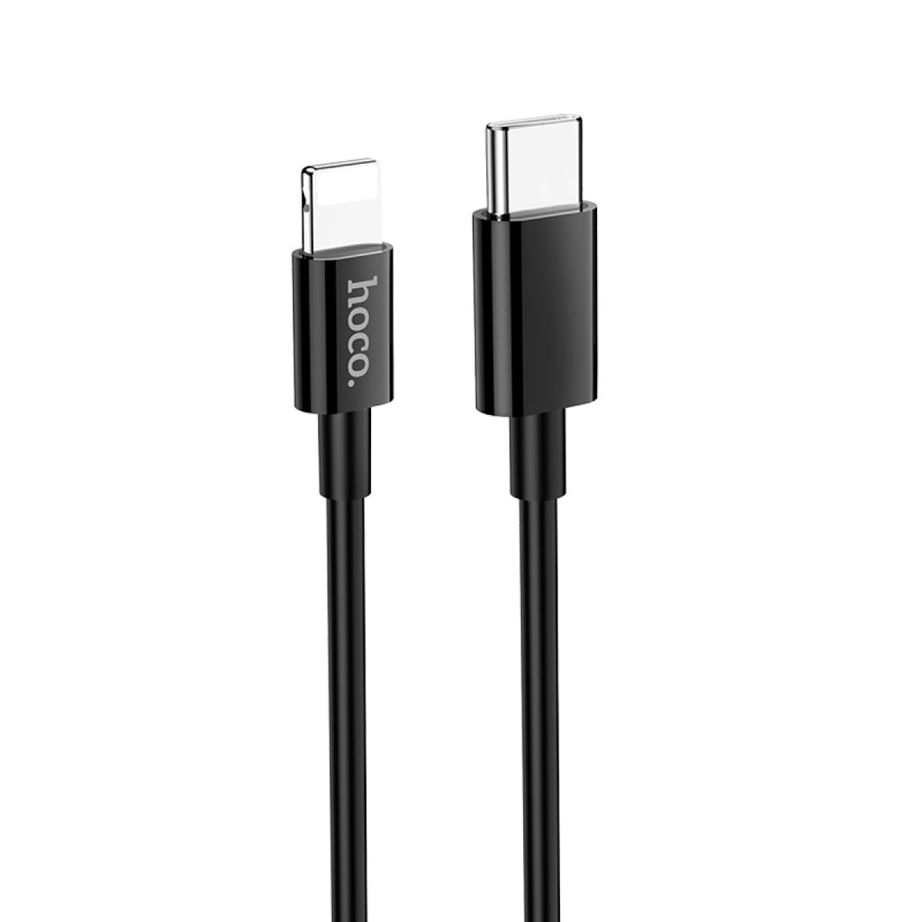 Hoco DU38 USB-C to Lightning cable Black