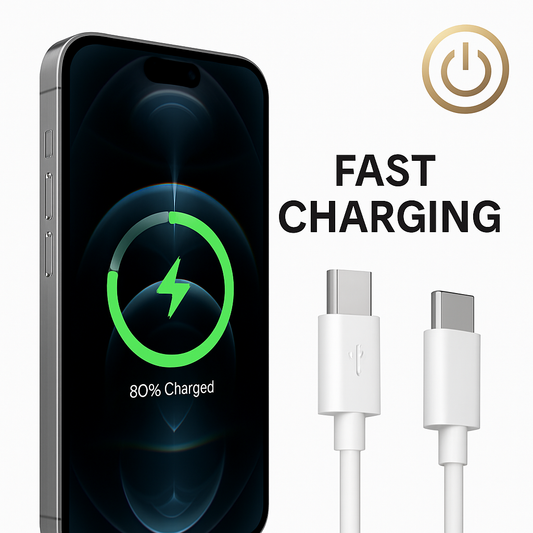 MS USB-C naar USB-C Fast Charger Kabel – 1 Meter