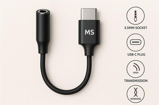 MS AudioLink – USB-C naar 3.5mm Adapter
