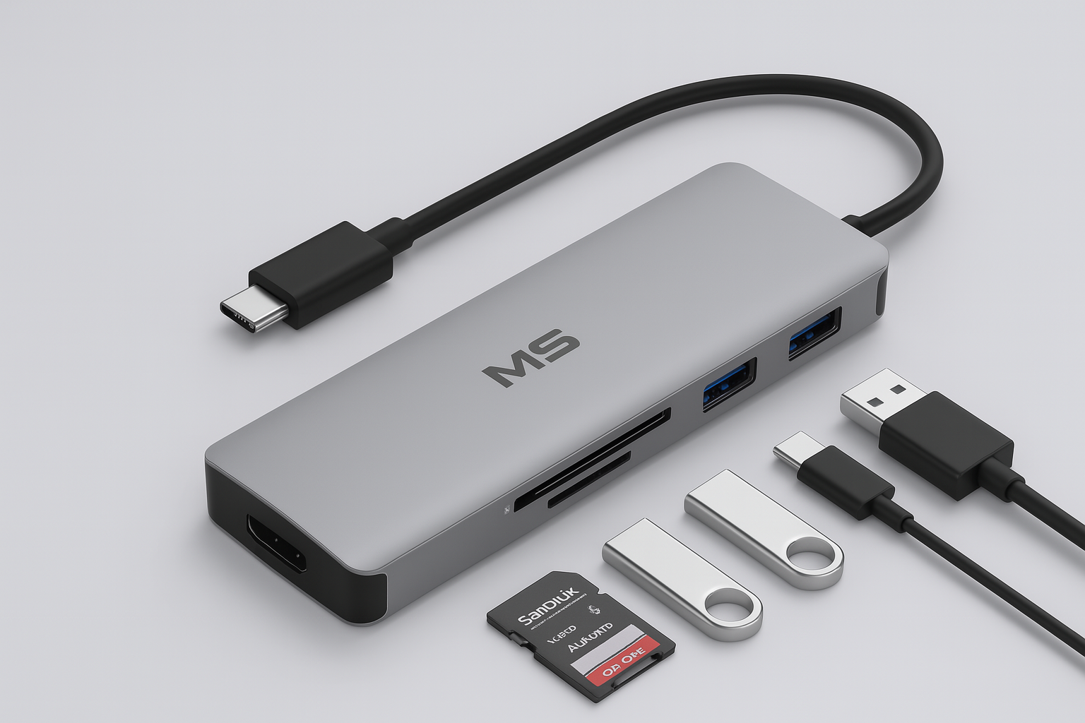 MS 7-in-1 USB-C Hub Pro