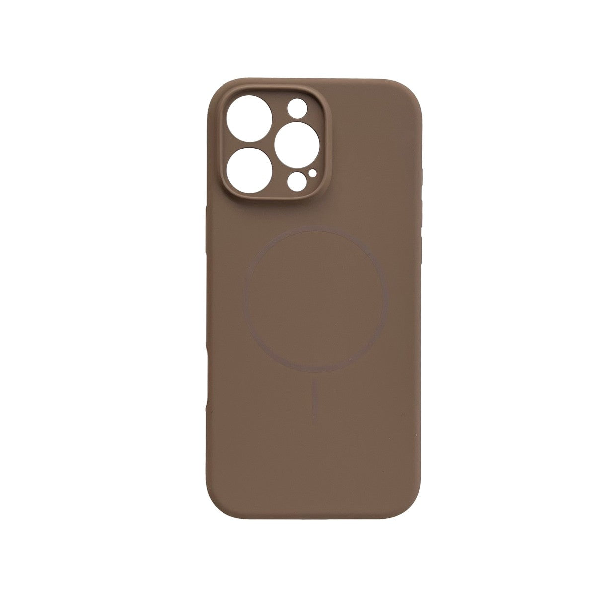 iPhone 15 pro Premium Silicone MagSafe Case Desert
