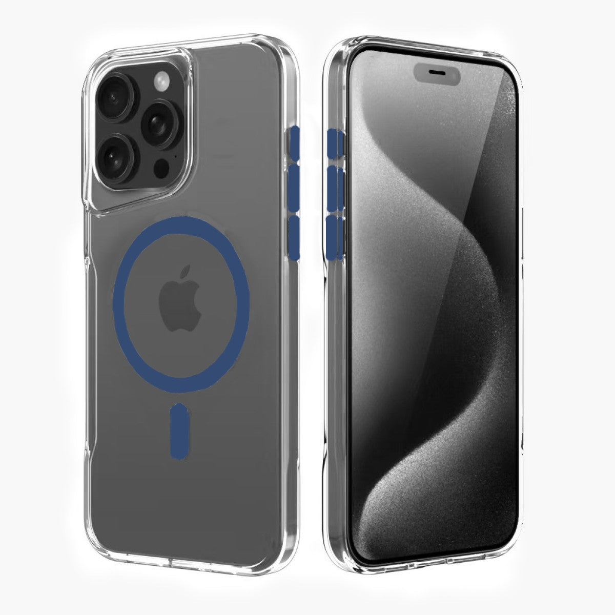 iPhone 15 Pro ClearShield MagSafe Case Blue