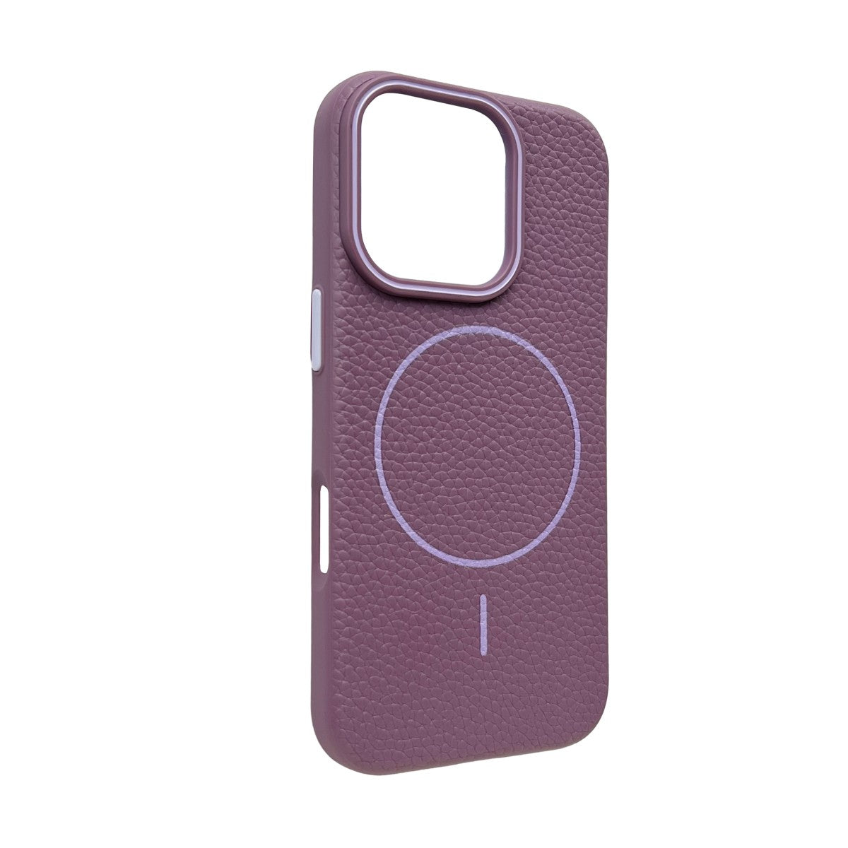 iPhone 16 Pro max MagSafe Leather Texture Case – Bordeaux