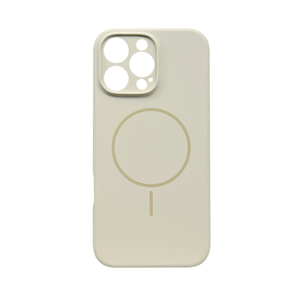 iPhone 16 MagSafe Silicone Case – Beige