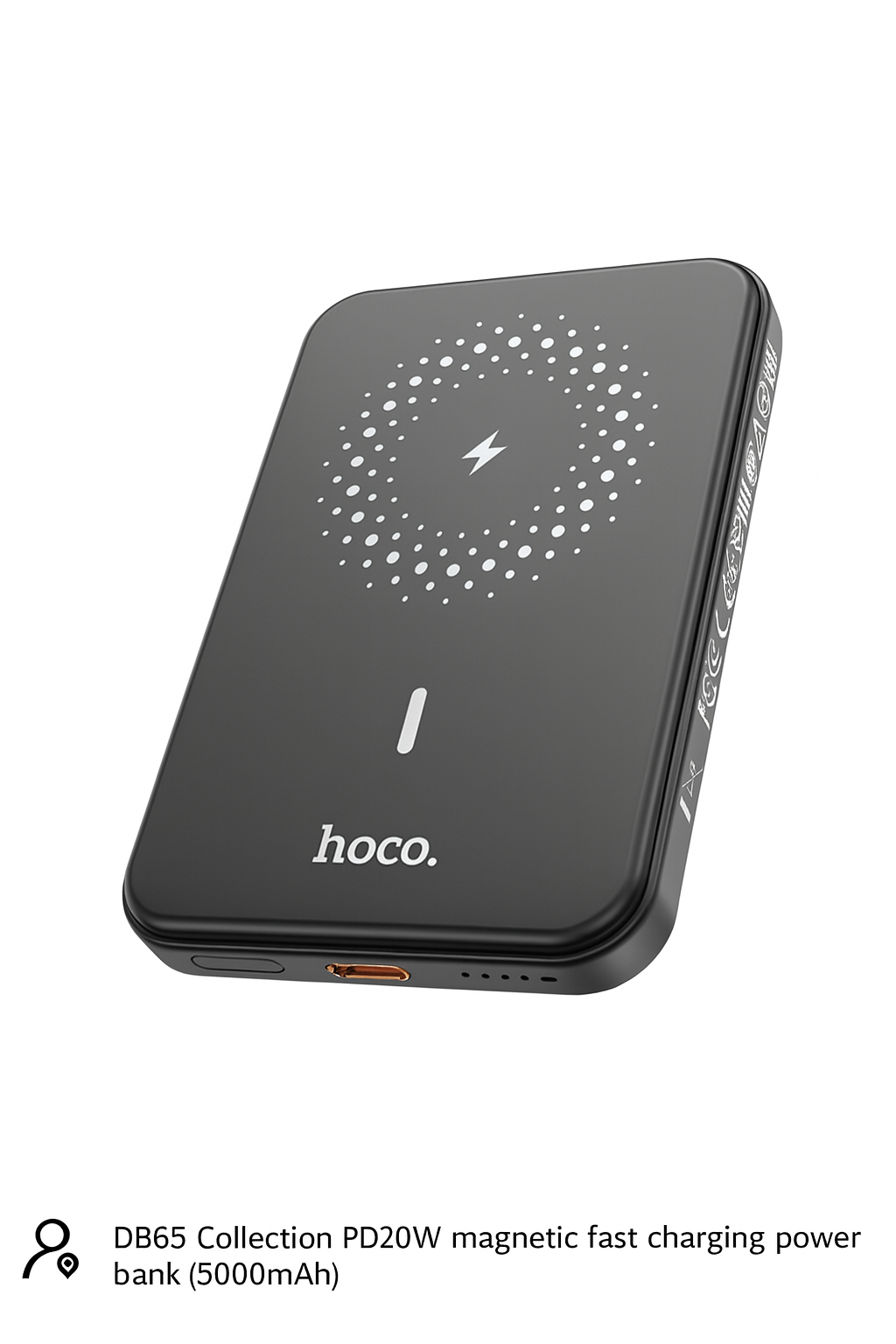 Hoco MagSafe Powerbank – 5000m Zwart