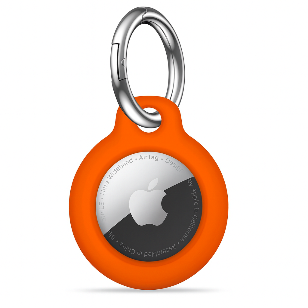 Apple AirTag Keychain – Orange 