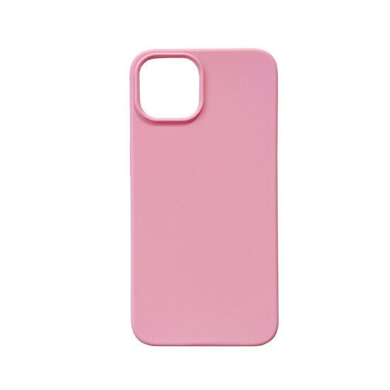 iPhone 15 Plus Silicone backcase Baby roze