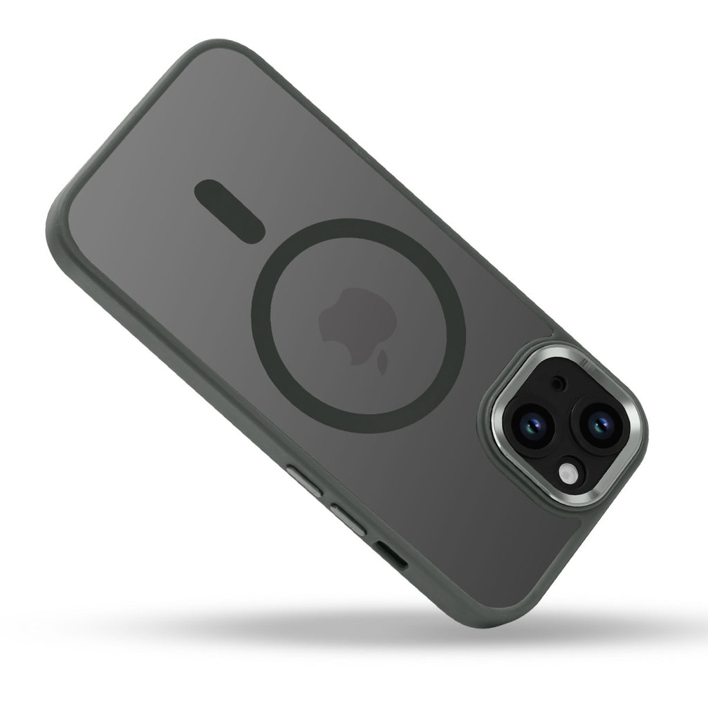 iPhone 15 MagSafe Armor Case Grijs