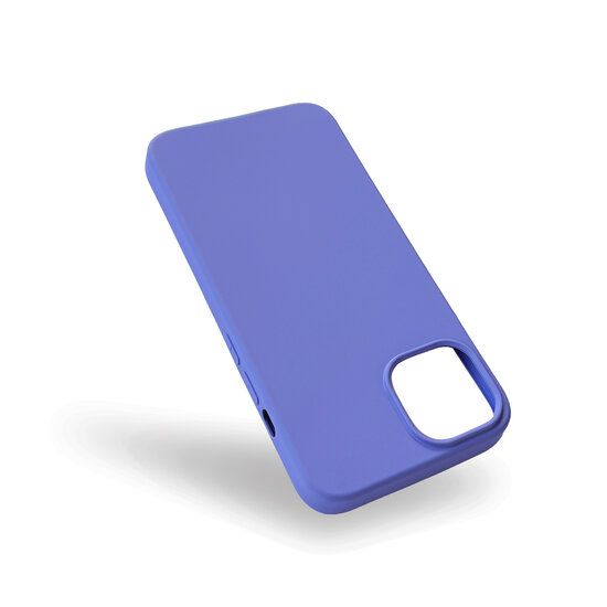 iPhone 15 Plus Silicone backcase Paars