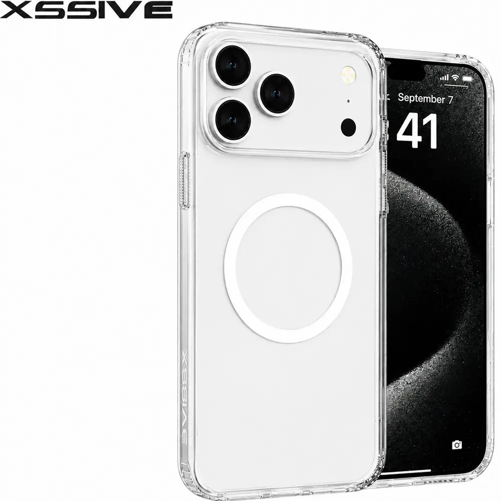 Xssive Transparante MagSafe Hoesje voor iPhone 17 Pro Max / 18 Pro Max - TPU Back Cover