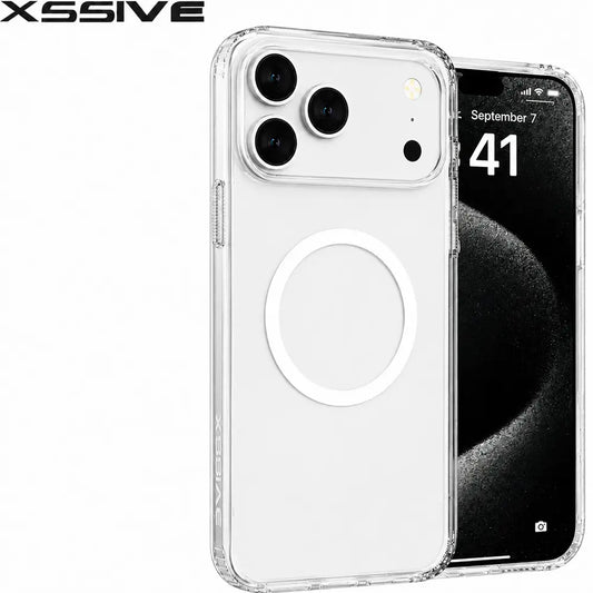 Xssive Transparante MagSafe Hoesje voor iPhone 17 Pro Max / 18 Pro Max - TPU Back Cover